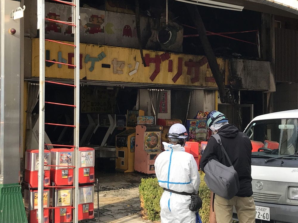 通天閣旁懷舊電子遊樂場大火 玩家痛心：絕版機台毀了