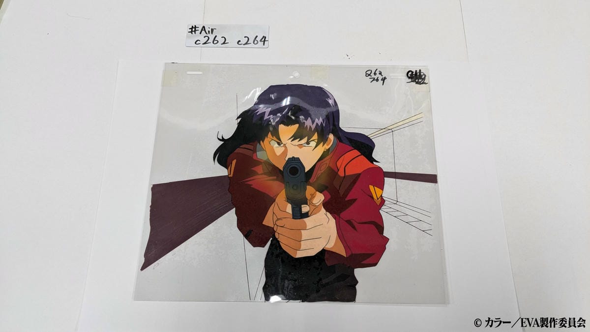 EVA賽璐珞畫上有蠟筆小新 內行一眼看穿揭背後原因